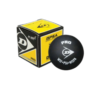 Dunlop Pro Double Yellow Dot Squash Ball